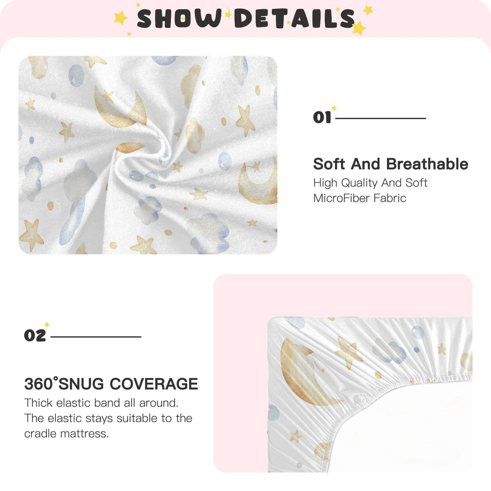 CaTaKu easy care machine washable crib sheets for busy parents.