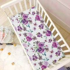 CaTaKu mini crib sheet fits snugly on a 39x27 inch playard