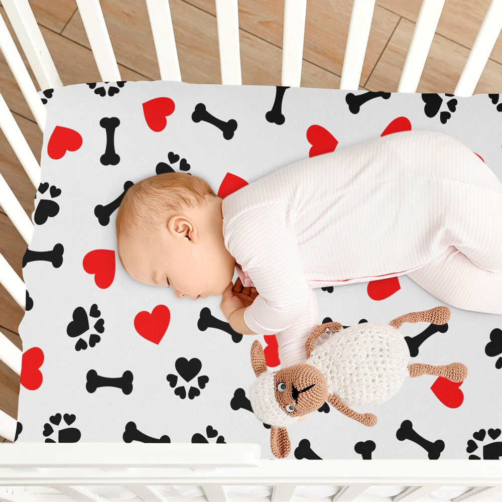 CaTaKu M-size crib sheet 52x28 inches fits cribs up to 9 inches thick