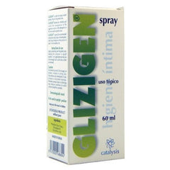 Catalysis Glizigen intimate spray bottle for no-rinse personal cleansing.
