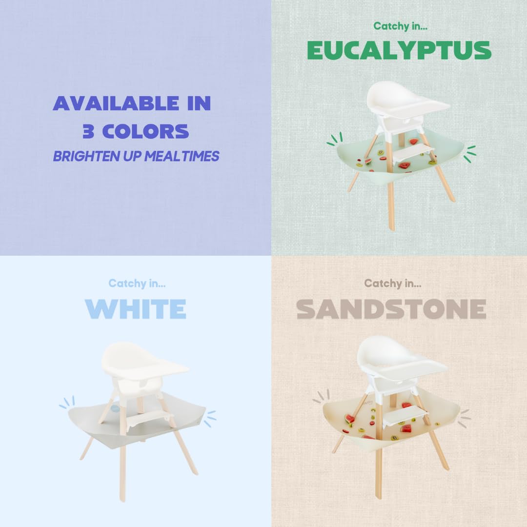 Catchy easy-clean design lets you wipe crumbs away without bending