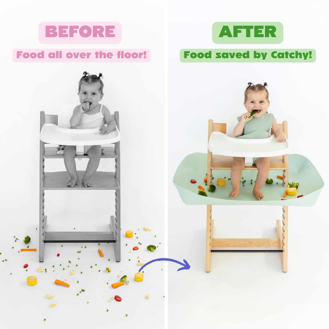 Catchy Food Catcher protects carpets and floors from mess.