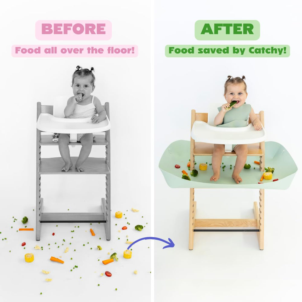 Catchy Food Catcher protects carpets and floors from mess.