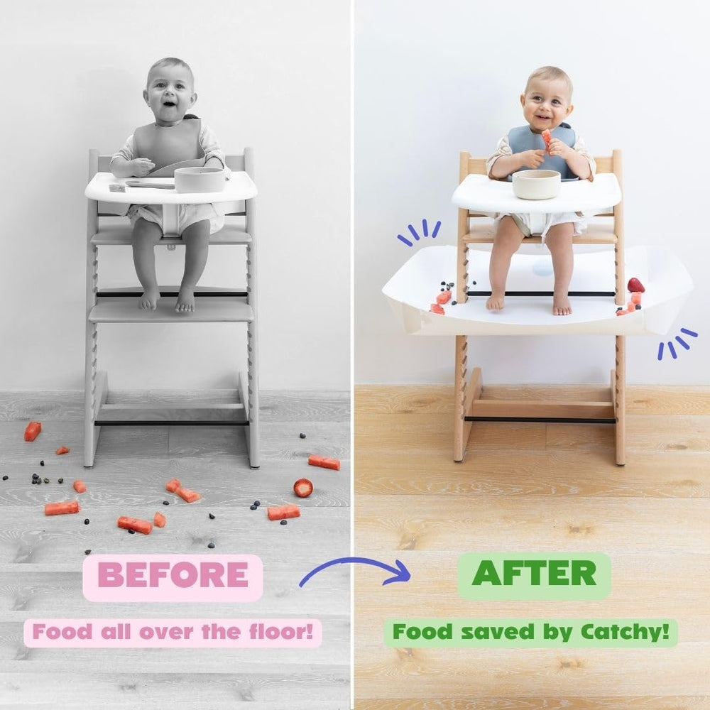 Family-friendly cleanup after meals with Catchy Food Catcher.