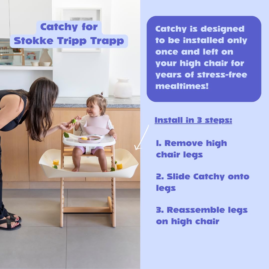 Waterproof and stain-proof material allows quick wipe-down after meals.