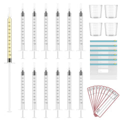 Cathill colostrum collector syringes with caps for safe collection