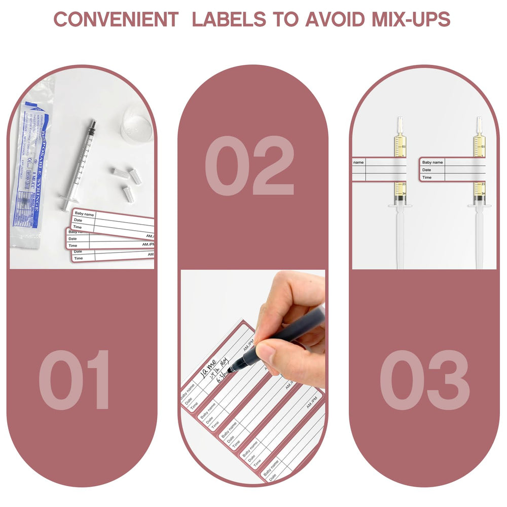 Cathill adhesive stickers for labeling collected colostrum