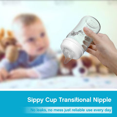 Cathill leak-proof cross-cut spout helps prevent spills at home or on the go.