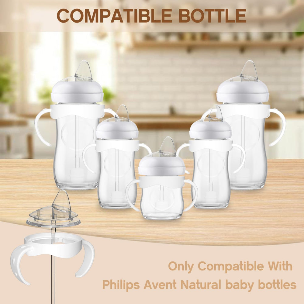 Cathill weighted straw for Philips Avent Natural, steadier sips during bottle-to-cup switch.