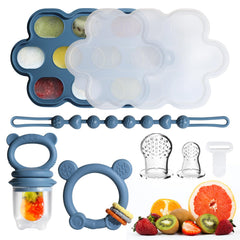 Catvegue baby food feeder in action with safe self-feeding design.
