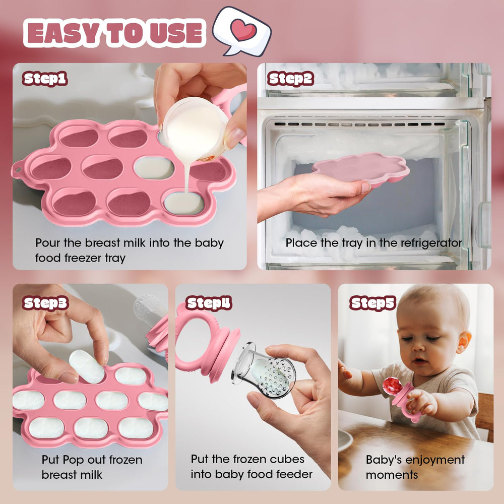 Catvegue dishwasher safe baby feeder for easy cleanup