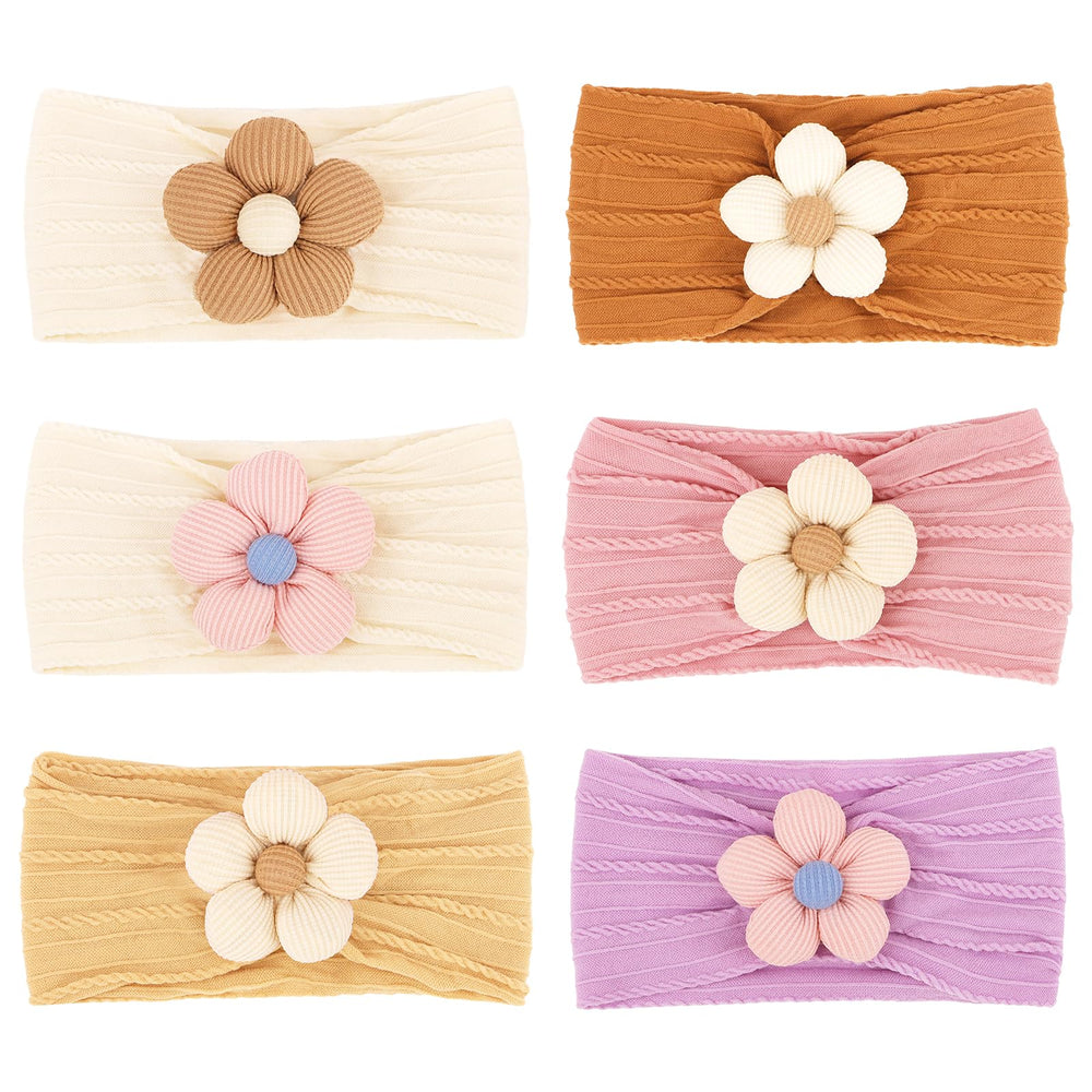 CAVETEE baby girls headbands; coordinates with outfits and photos.