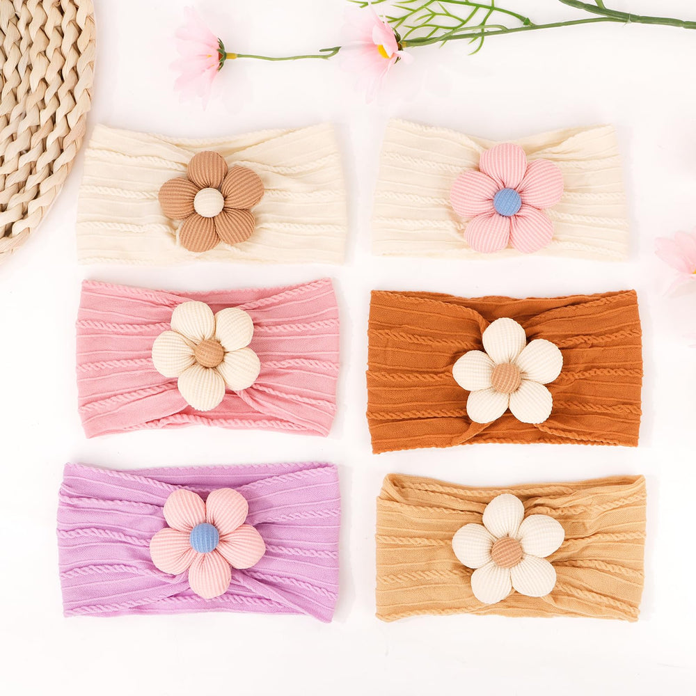 CAVETEE colorful headbands; six-color variety for styling.