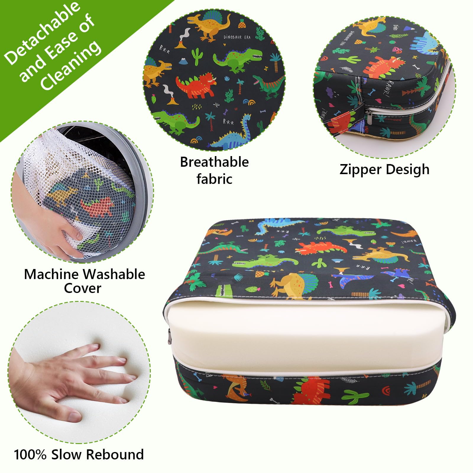 CAVWVTYU booster seat uses adjustable safety straps for stability