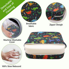CAVWVTYU booster seat uses adjustable safety straps for stability