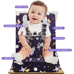 CAVWVTYU booster seat back support keeps child closer to the table.