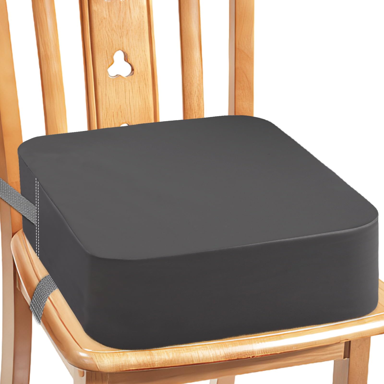 CAVWVTYU booster seat side view shows non-slip base for stable meals