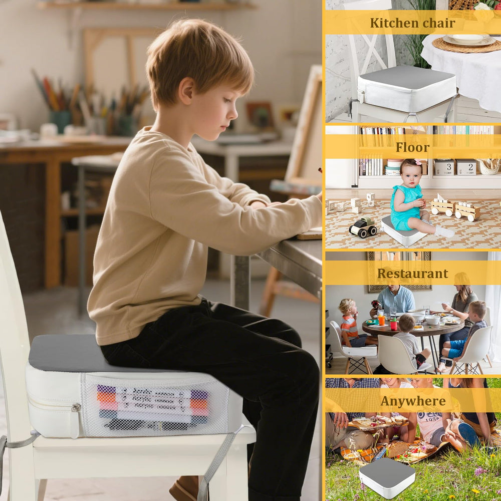 CAVWVTYU booster seat cover is stain resistant and easy to wipe.