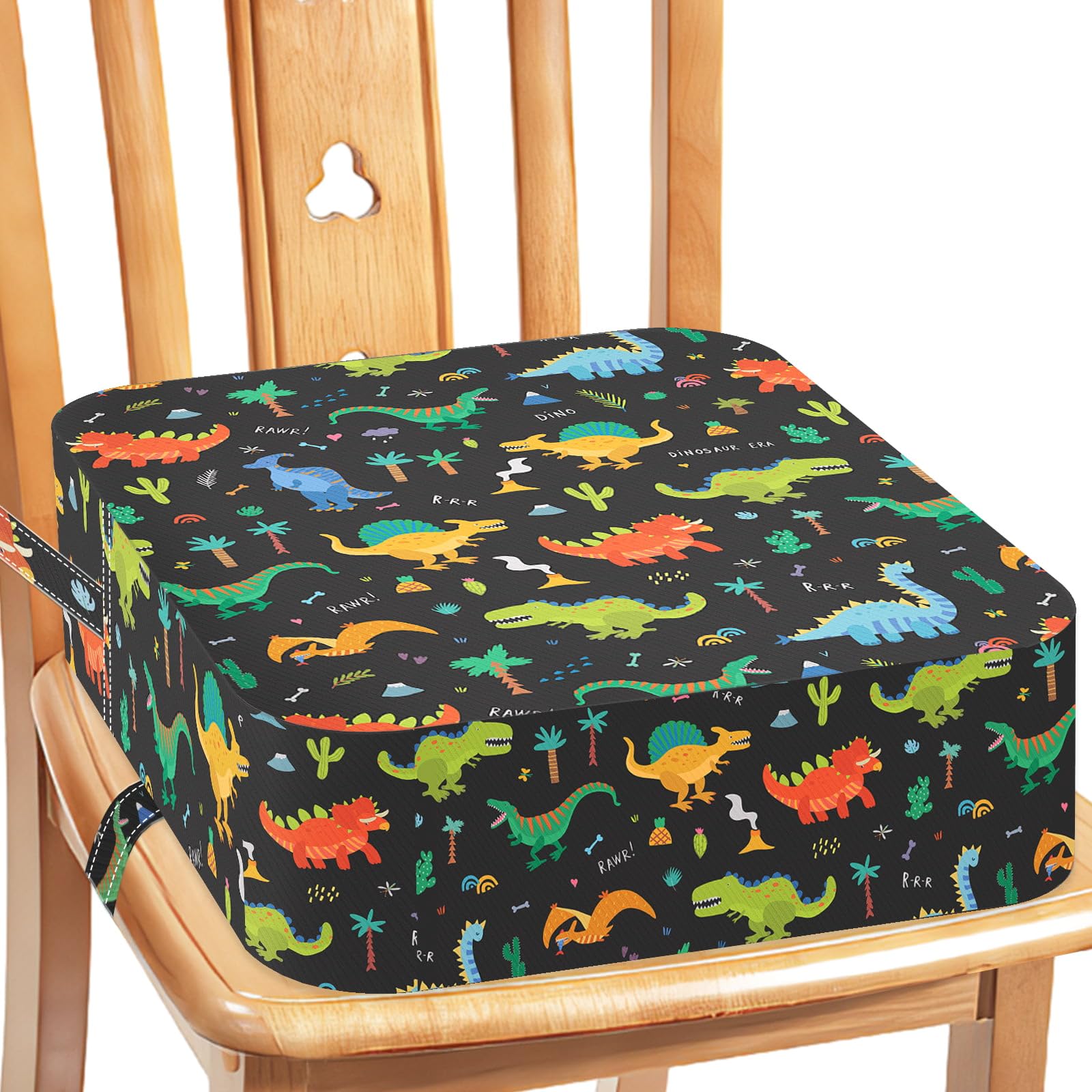 CAVWVTYU booster seat table view improves toddler reach at meals