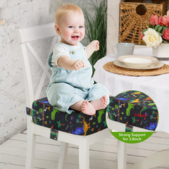 CAVWVTYU booster seat on chair elevates child for dining