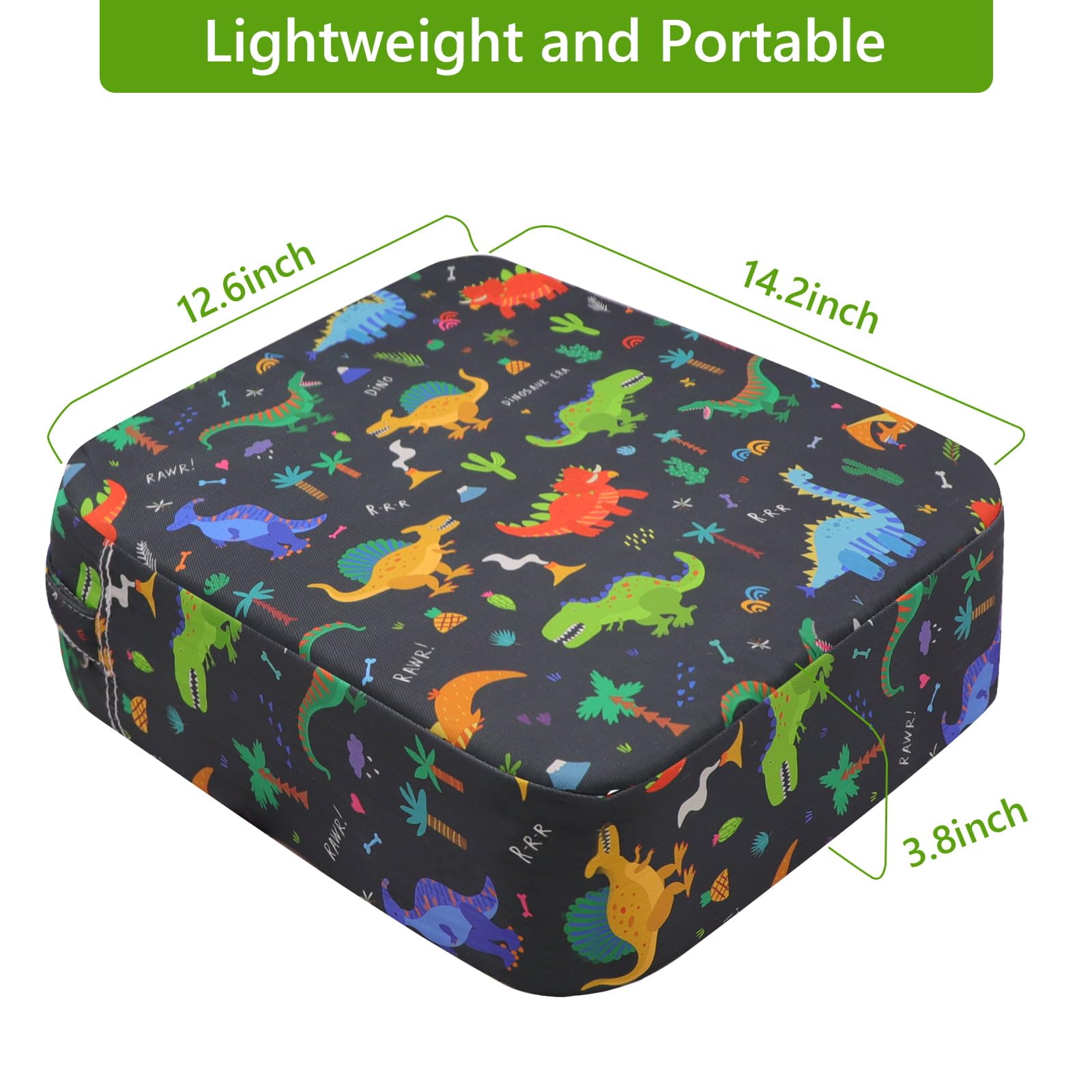 CAVWVTYU portable booster seat is lightweight and travel-ready