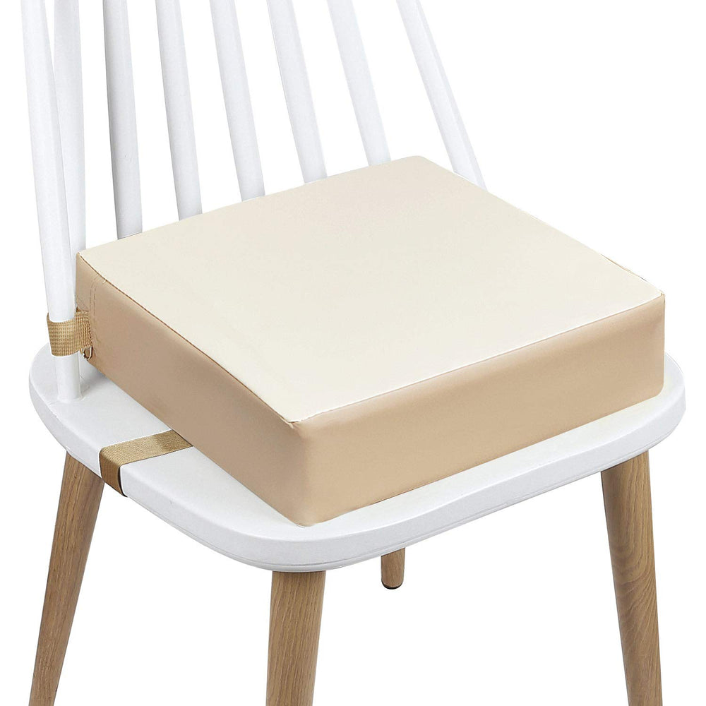 CAVWVTYU toddler booster seat for dining shown from front view highlighting safety features