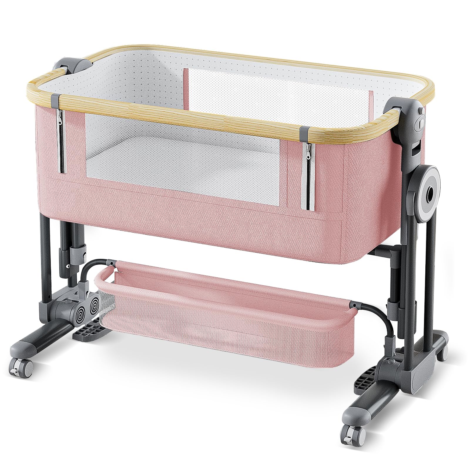 Cawesor 4-in-1 baby bassinet with versatile sleep modes for newborns.