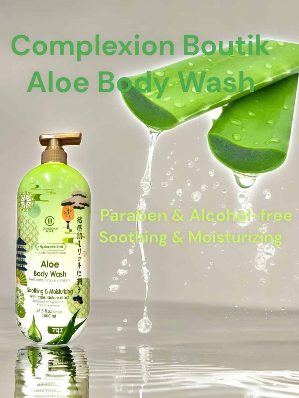 Creamy cleansing foam on skin after shower experience.