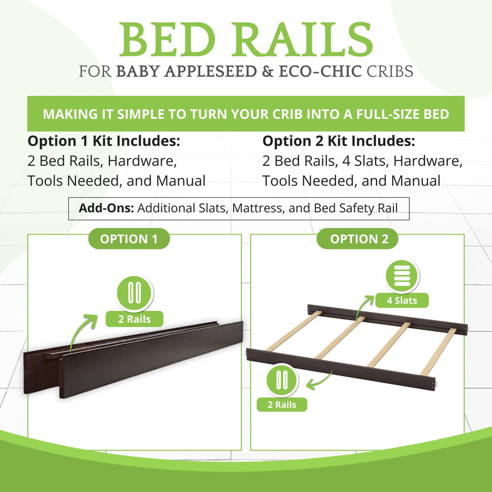 CC KITS crib-to-bed transition setup for growing child