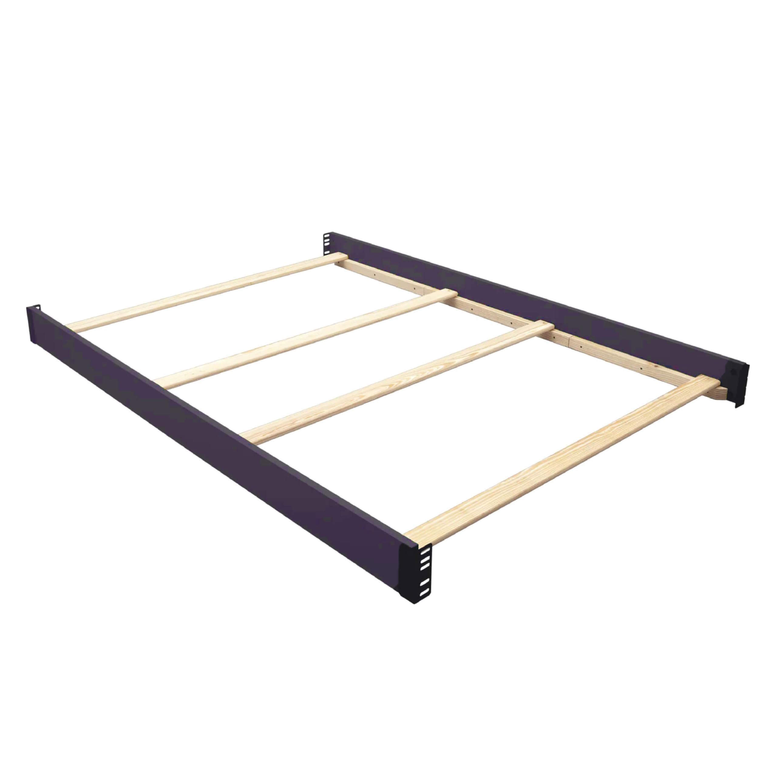CC KITS full-size conversion rails graphite blue, sturdy crib-to-bed transition