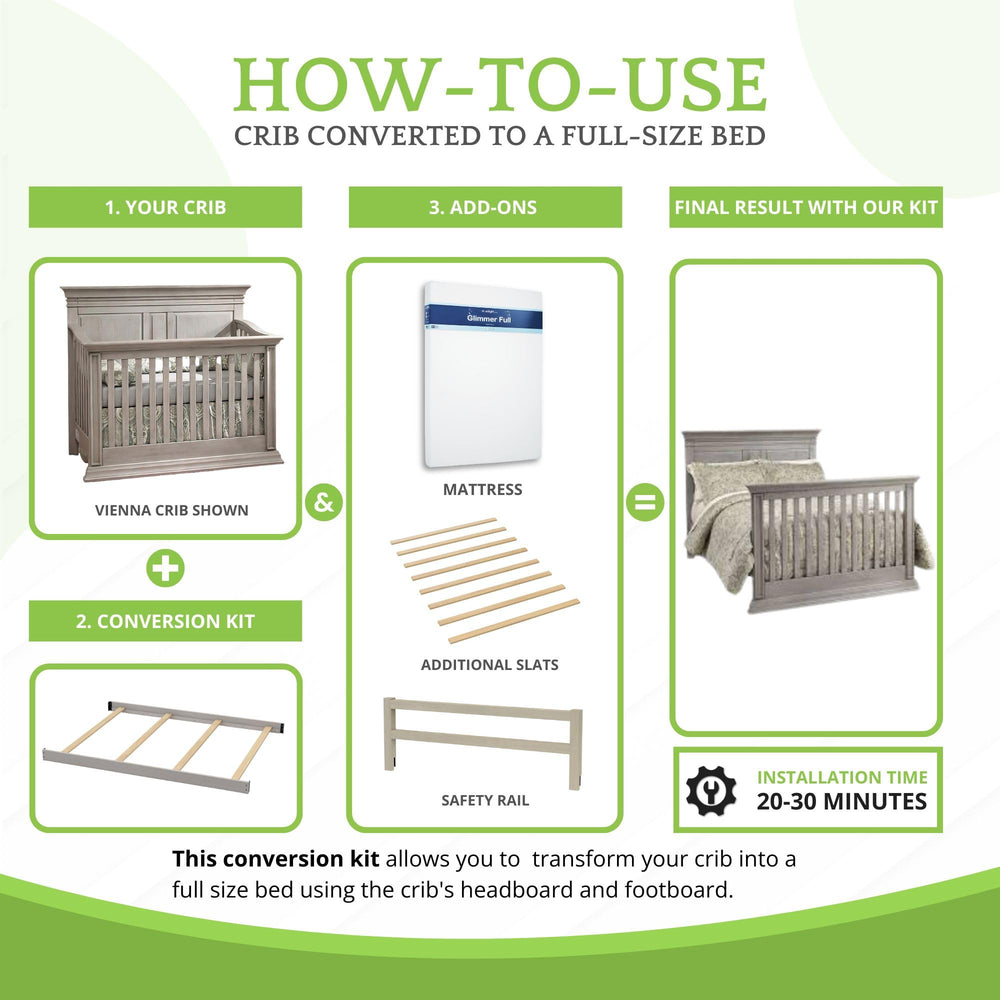 CC KITS includes slats and hardware for quick, tool-efficient installation