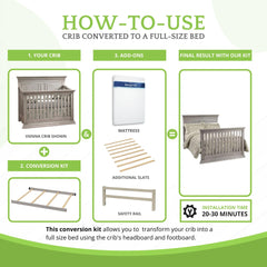 CC KITS includes slats and hardware for quick, tool-efficient installation