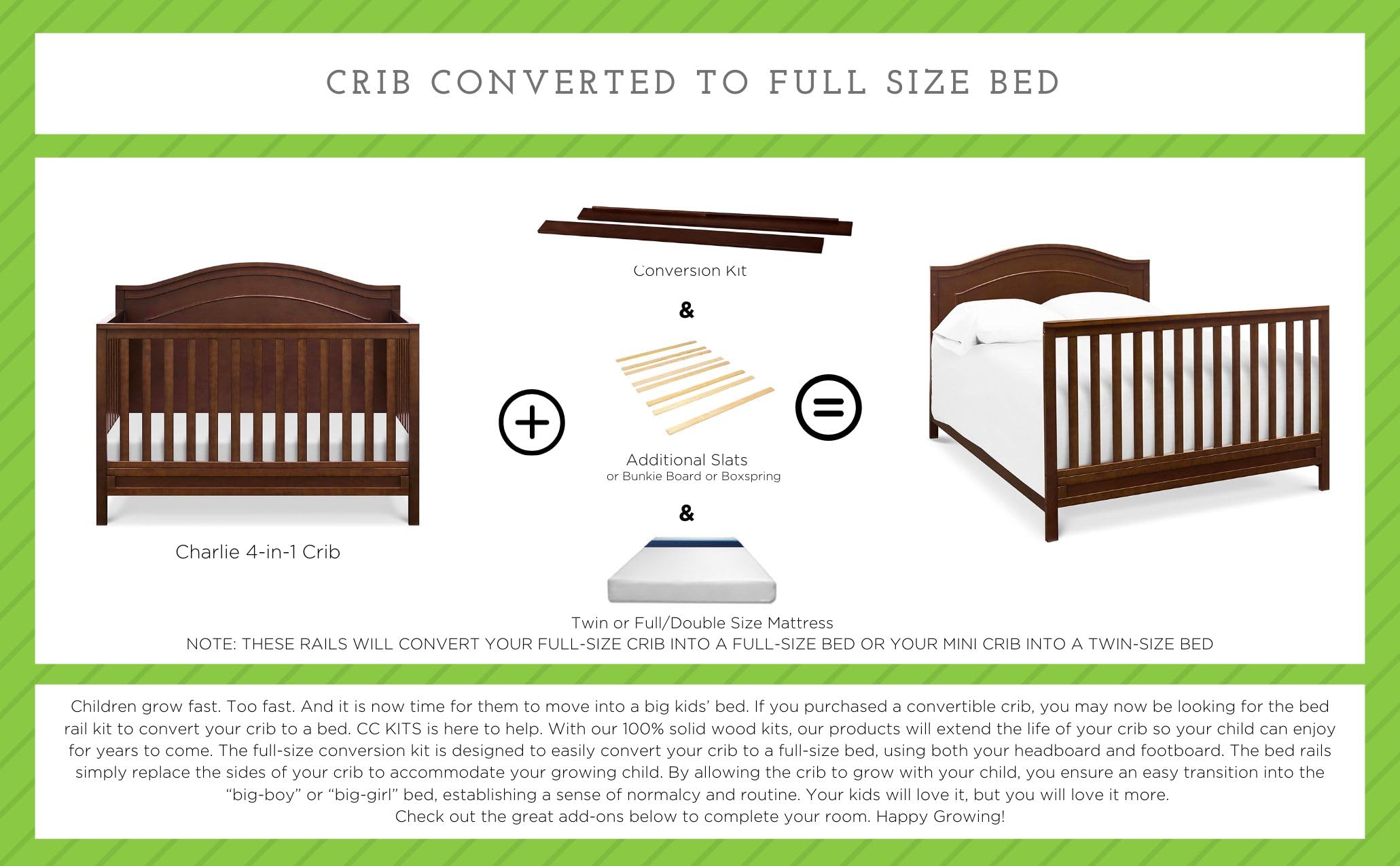 CC KITS lifetime warranty symbol emphasizing long-term peace of mind