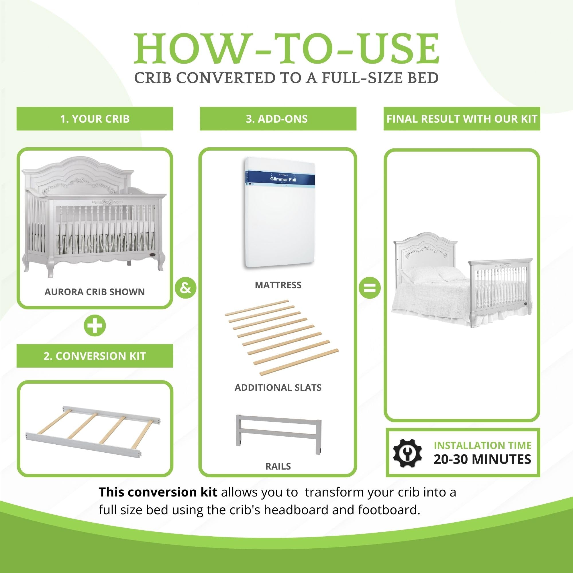 CC KITS water-based finish provides a non-toxic sleep space.