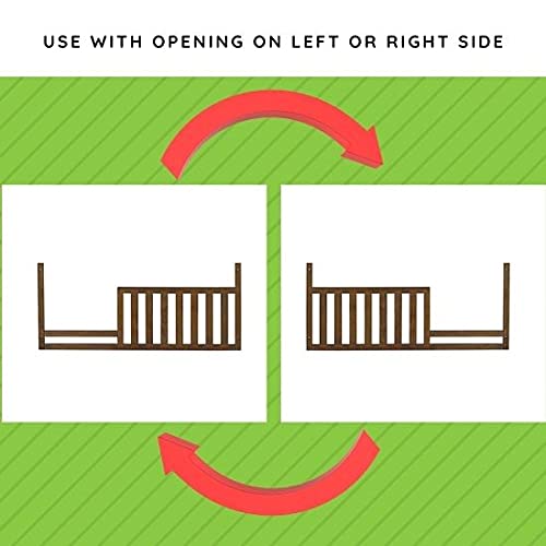 CC KITS solid wood guard rail supports 4-in-1 conversion with durable protection