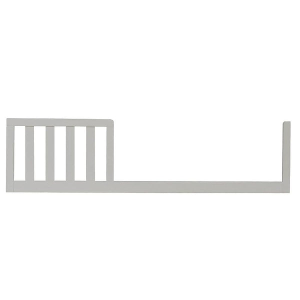 CC KITS Toddler Rail on Ti Amo crib in Misty Grey for safer transitions.