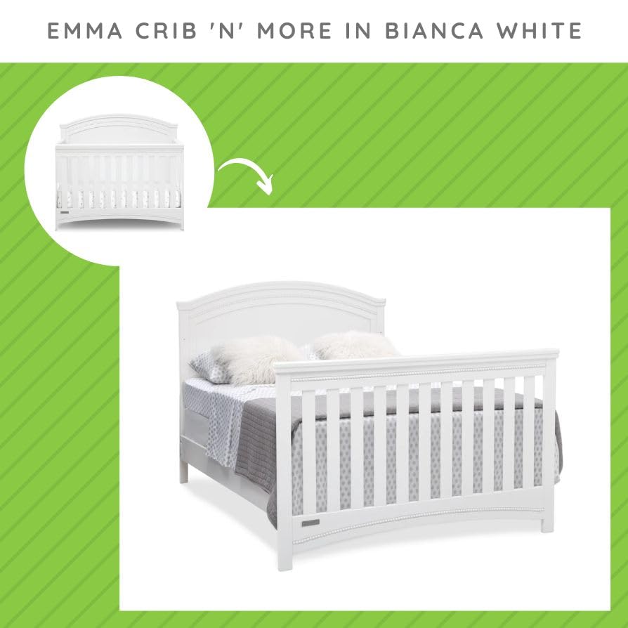 CC KITS wooden slats and hardware Bianca White 130 - proper mattress support