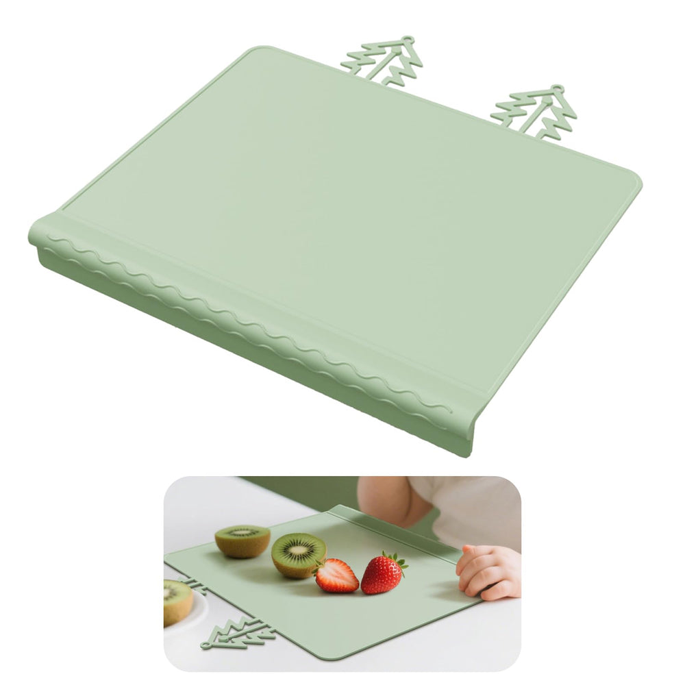 CCDANSIYUCR Baby Placemat with edge protection for tidy meals.