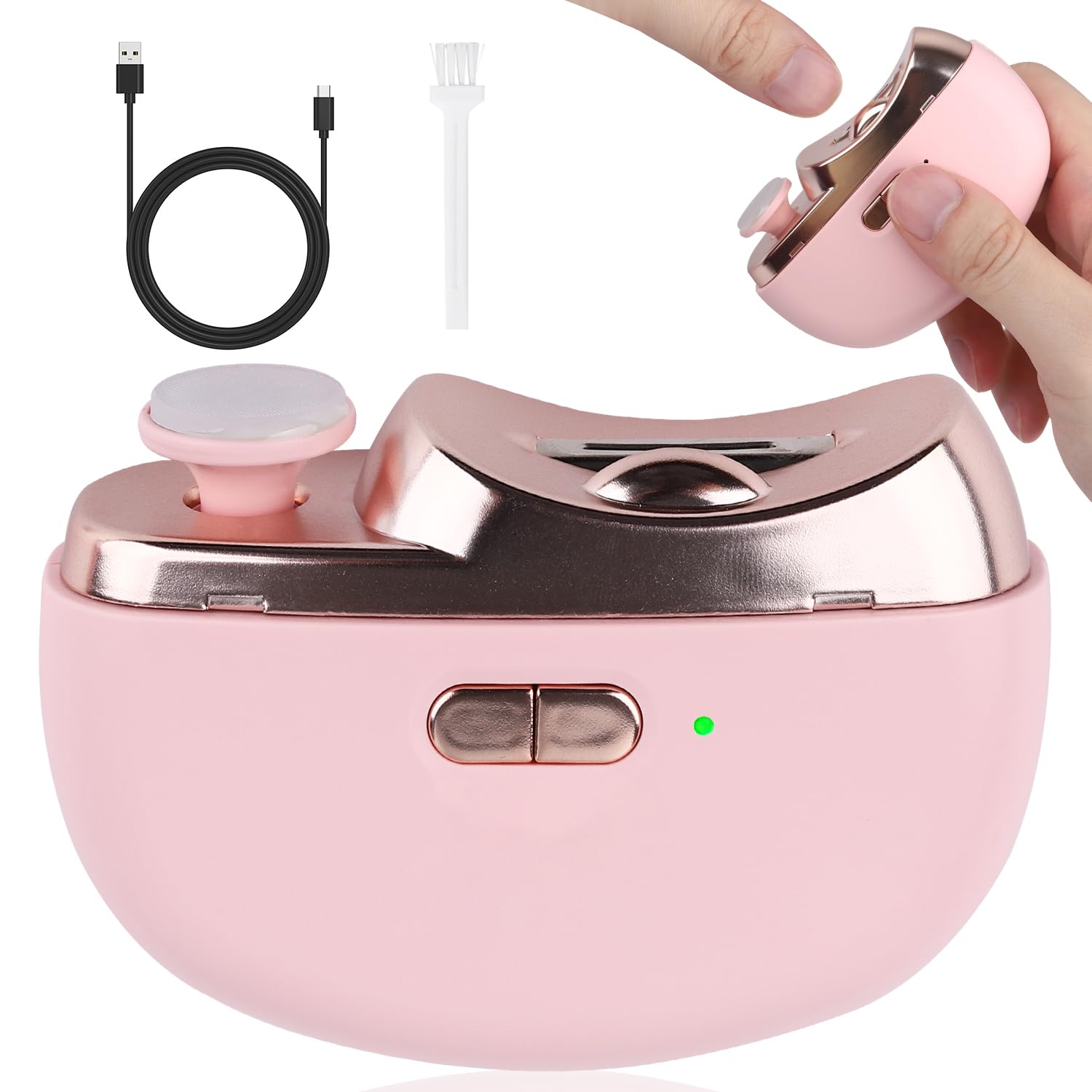CCMADE Upgraded 3-in-1 Nail Clipper front view for precise trimming