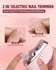 CCMADE Upgraded nail clipper storage compartment showing mess-free clipping