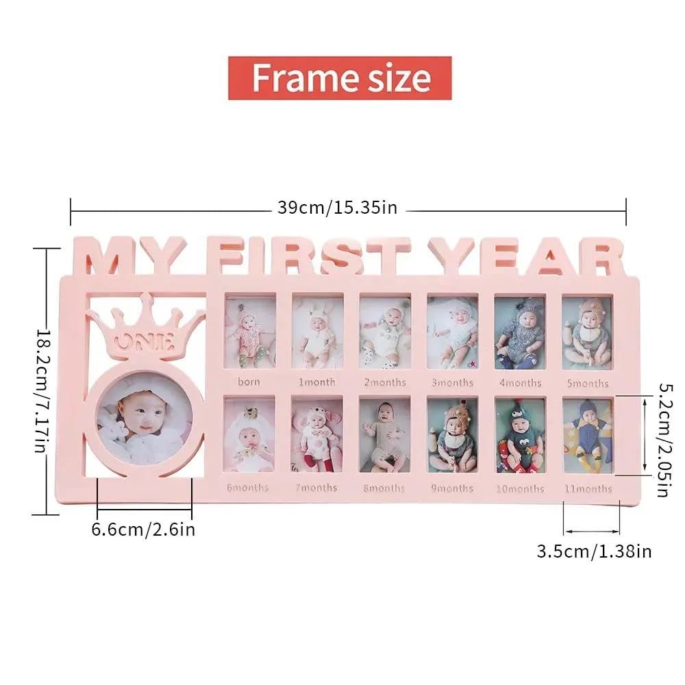 CCONYA MY FIRST YEAR frame birthday slot highlights milestones.