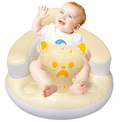 CDSDAS inflatable baby seat front view showing full back support for safe sitting