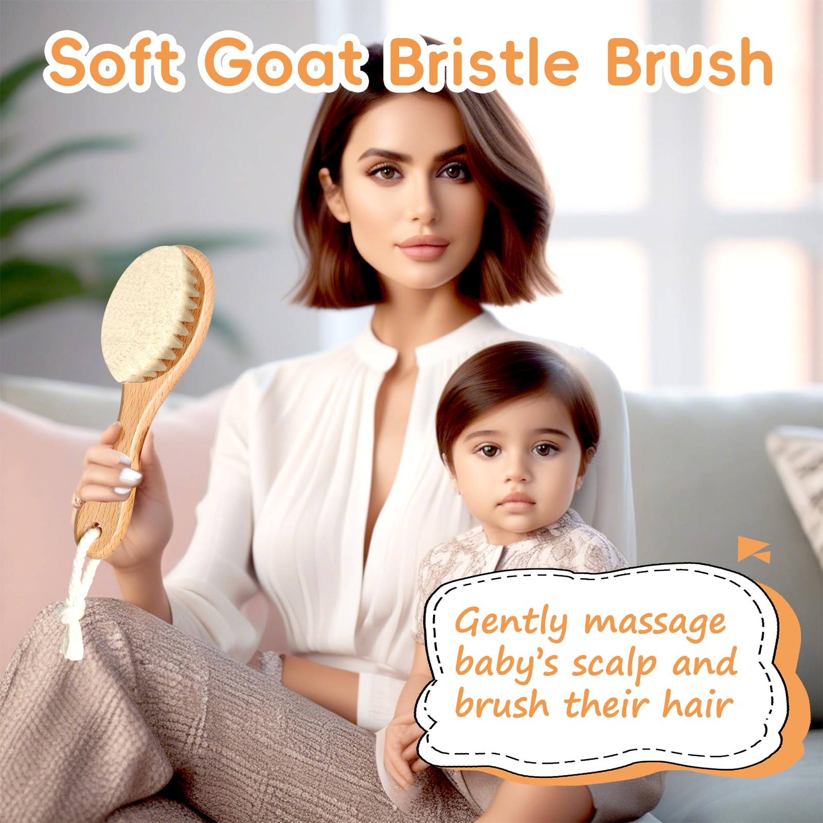 Ceavmlsr silicone brush softens cradle cap during bath time