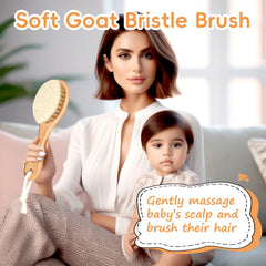 Ceavmlsr silicone brush softens cradle cap during bath time