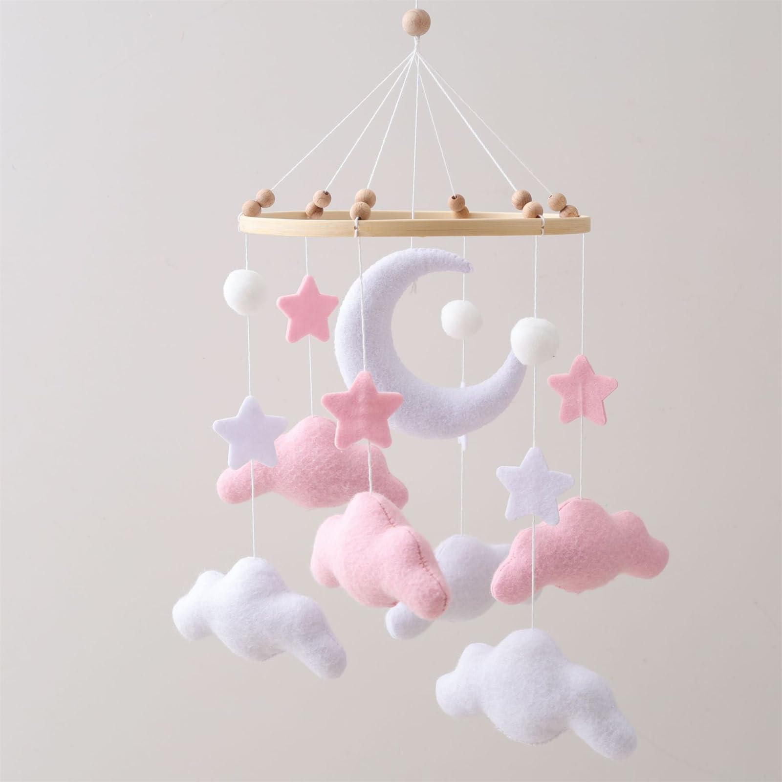 Ceecolia baby shower gift mobile offers a charming, safe nursery accent.