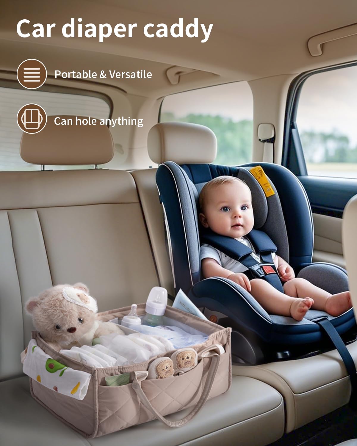 CEI-CEI storage basket stores clothes and swaddles in nursery