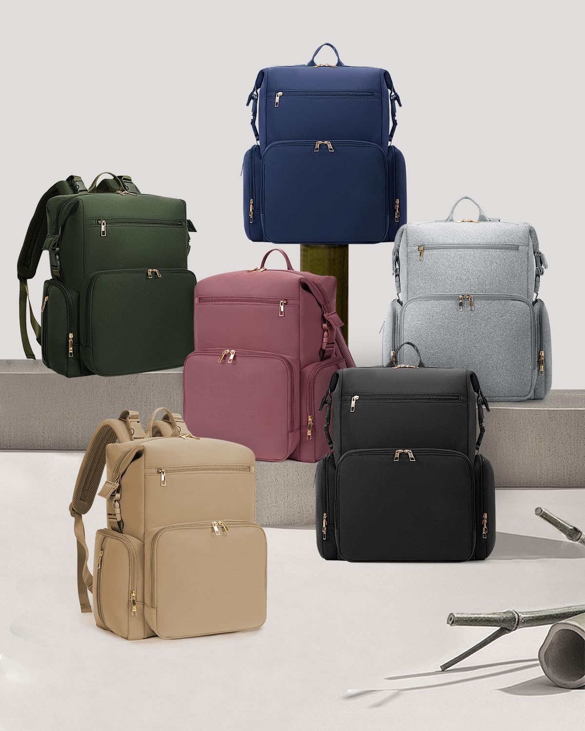 CEI-CEI dark blue diaper bag combines style and practicality