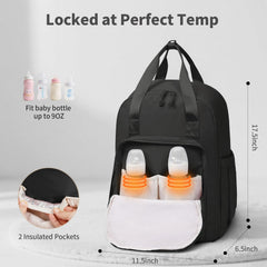 CEI-CEI diaper bag backpack 180° opening for easy reach of baby essentials
