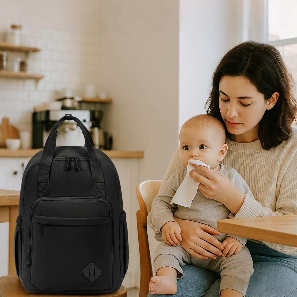 CEI-CEI diaper bag includes changing pad for on-the-go diaper changes