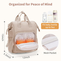 CEI-CEI diaper bag backpack luggage sleeve for airport travel